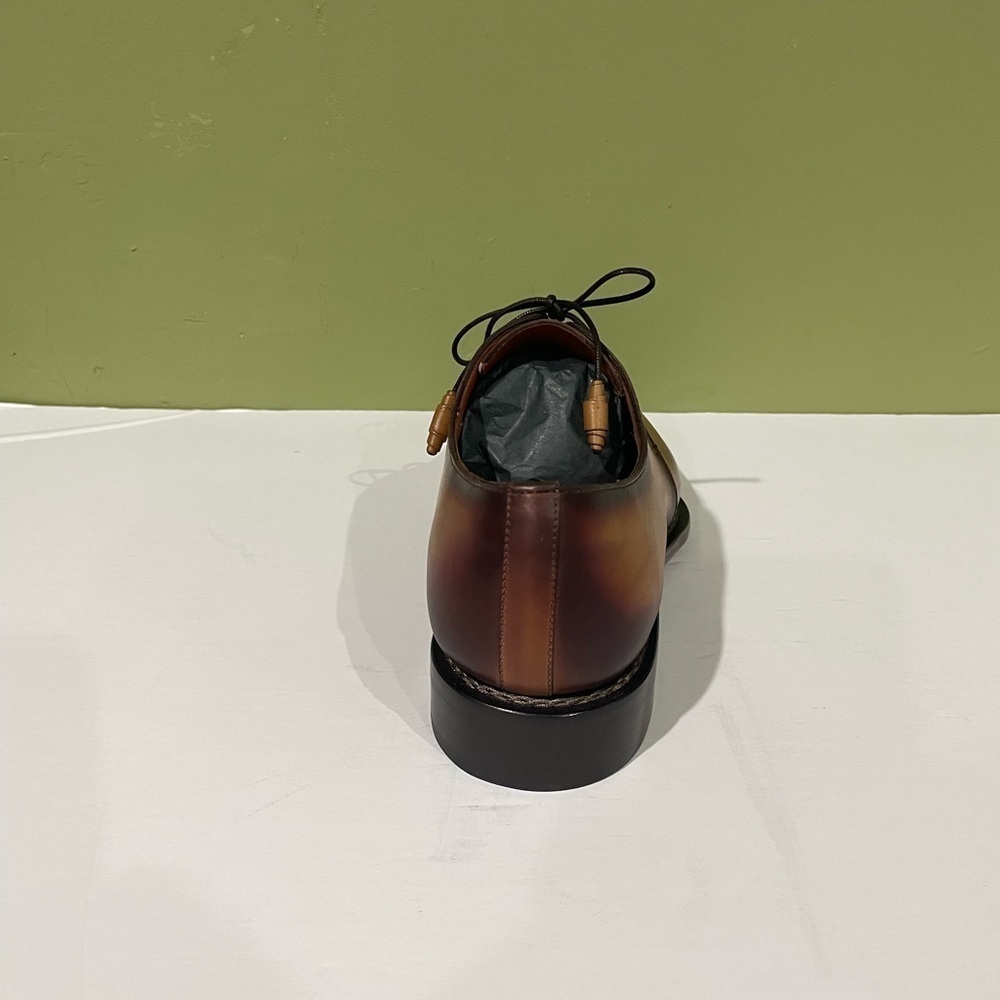 Mezlan shoes tan leather calf Oxford lace up size 11 - Picture 4 of 4